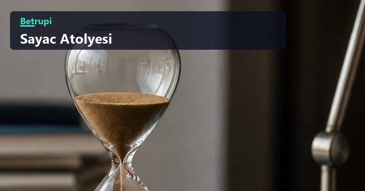 Sayaç Atölyesi oyununun merkezdeki çarkını gösteren ekran görüntüsü